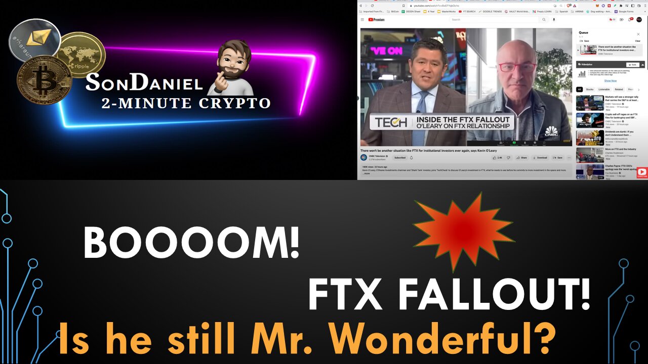 KEVIN O'LEARY COMES CLEAN ON FTX!!! (Can you believe it?)