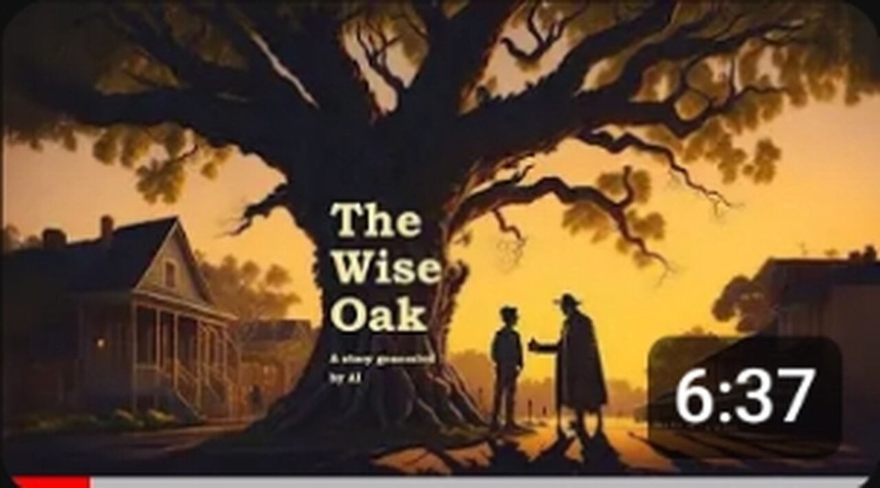 Al-Crafted Tale: The Wise Oak Captivating Audiobook Reading