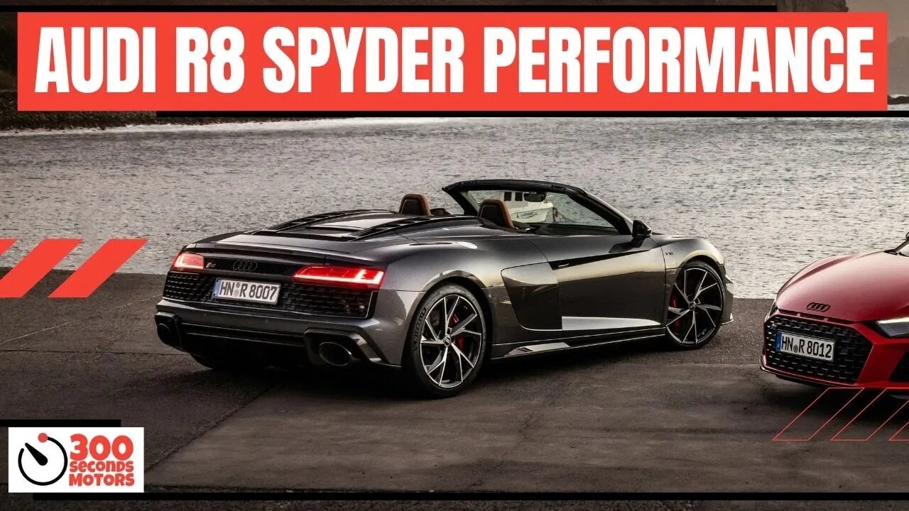 AUDI R8 SPYDER V10 PERFORMANCE RWD with 570 hp