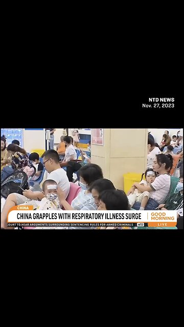OUTBREAK IN CHINA🦠🗣️😮‍💨🦠🤧🩻😷WITH DEVASTATING RESPIRATORY SICKNESS AMONG CHILDREN🦠🗣️🚸🚼🚑💫