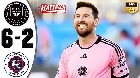 Inter Miami vs New England 6-2 Highlights & All Goals 2024 #intermiami #football #soccer #messi