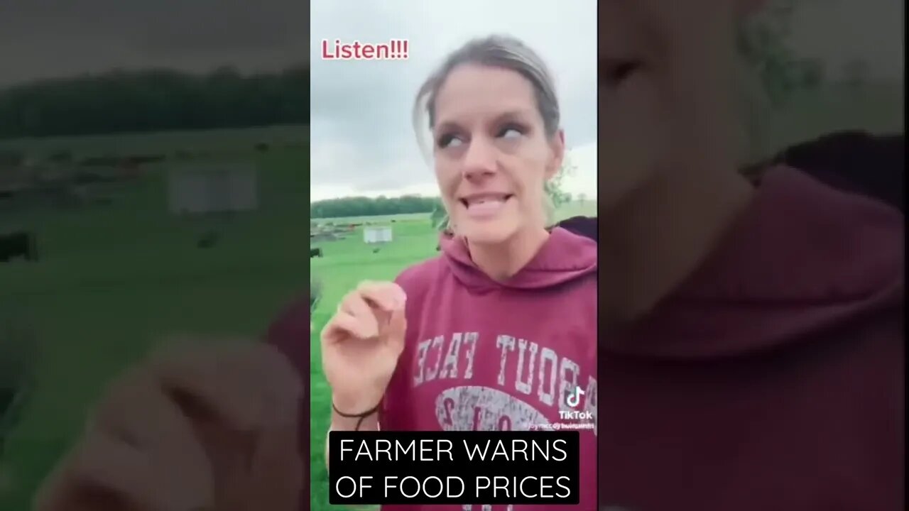 FARMER WARNS OF FOOD PRICES