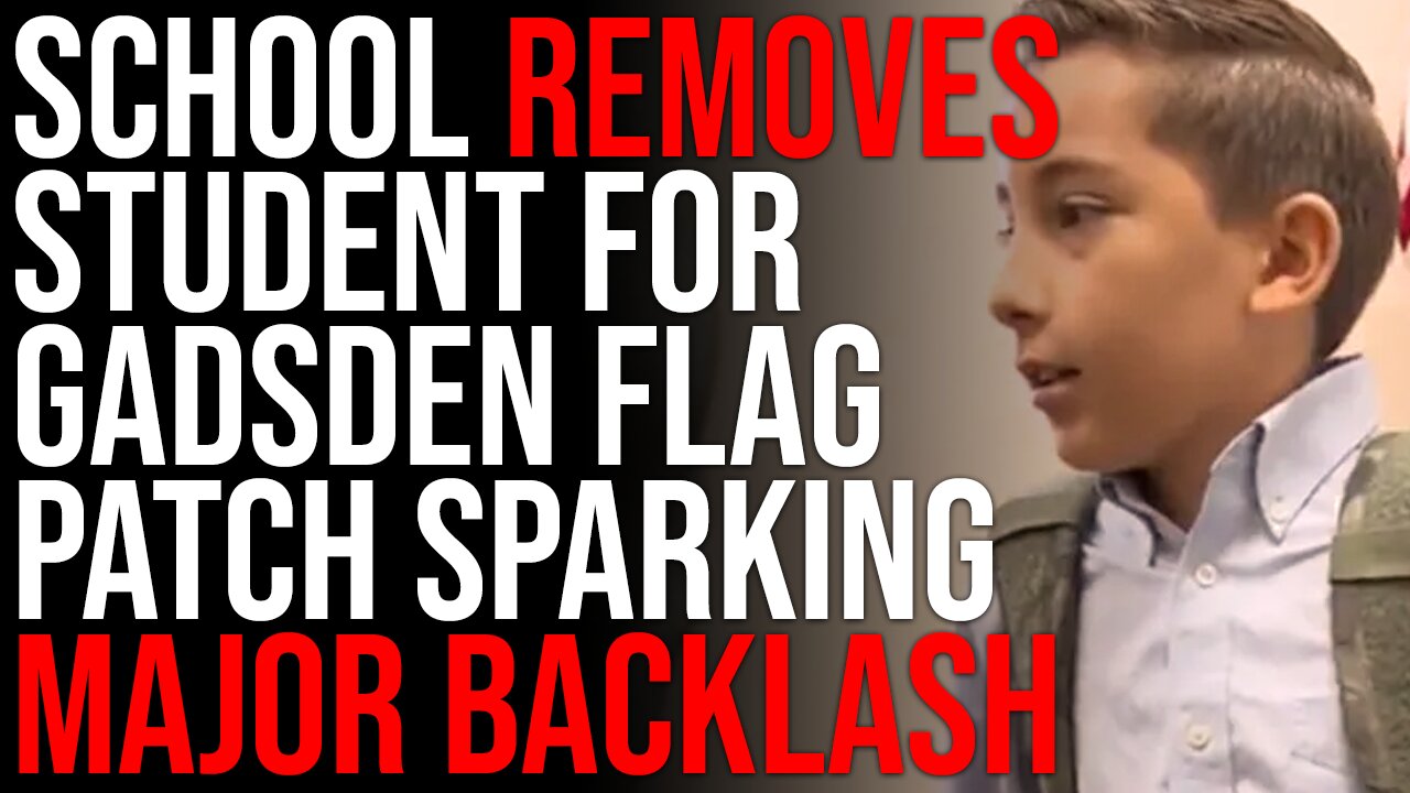 School REMOVES Student For Gadsden Flag Patch Sparking Major Backlash