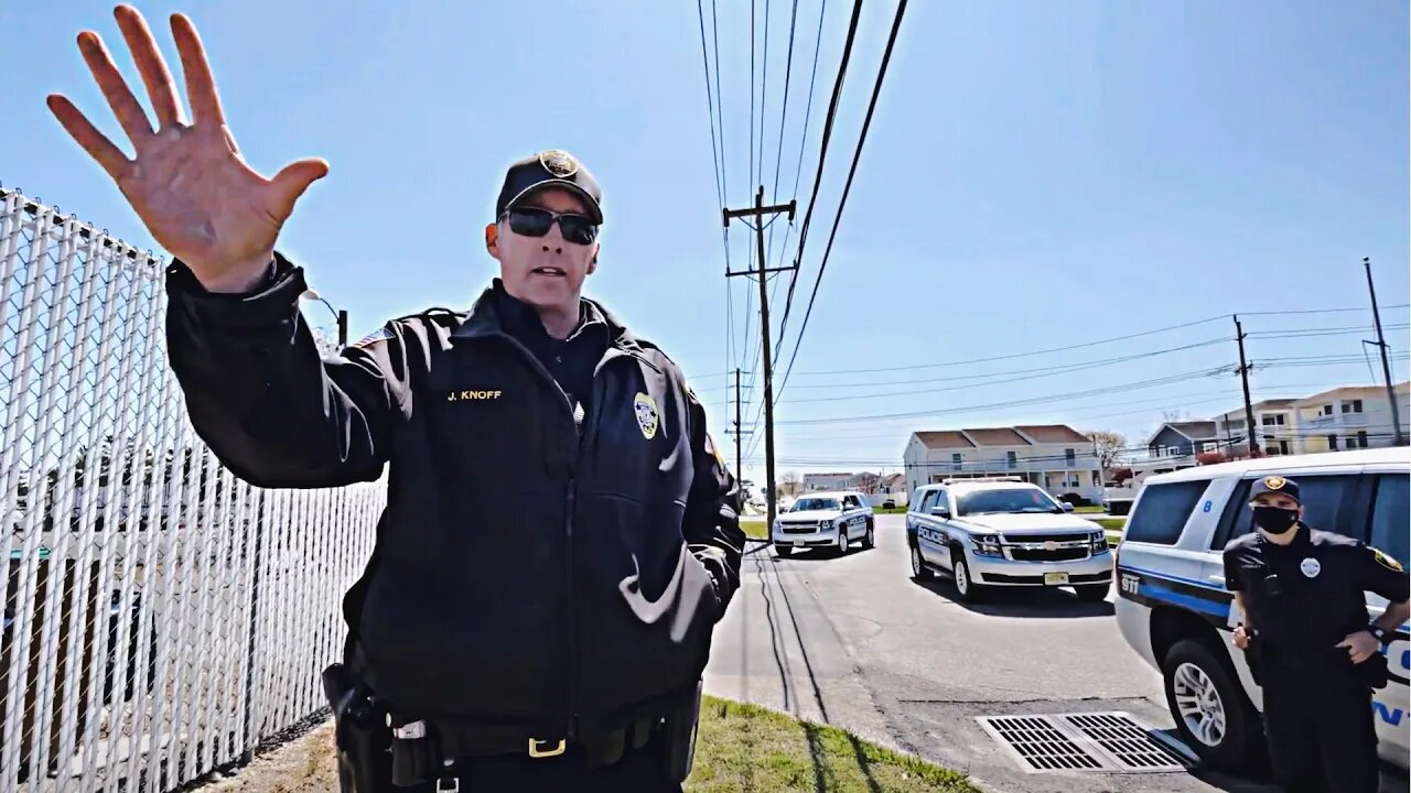 Momma Bear Protects Rights vs Cops Called To Stop Her: First Amendment Audit Brigantine, New Jersey