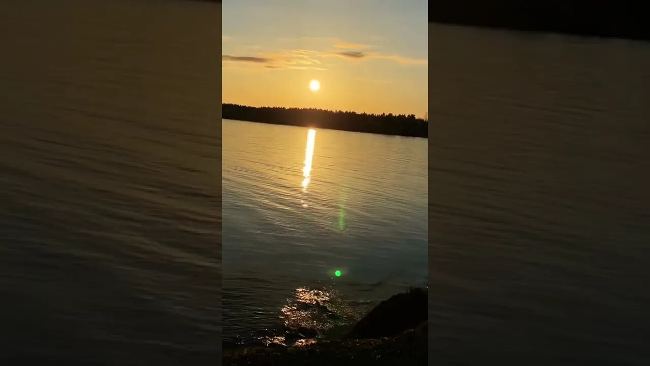 Golden hour at the beach