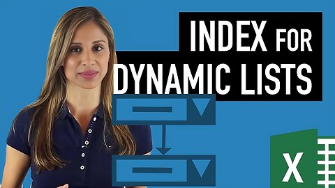 Excel Simple Dependent Drop down List based on numbers (Index without match)