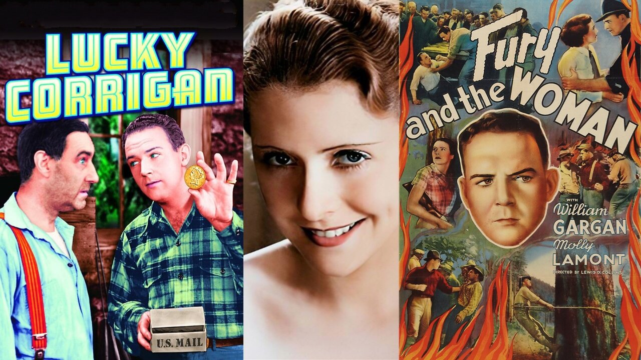 LUCKY CORRIGAN aka Fury and the Woman (1936) William Gargan & Molly Lamont | Drama | B&W