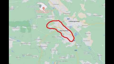 LISICHANSK COMPLETELY SURROUNDED BY RUSSIAN TROOPS