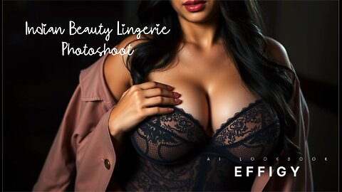 Effigy AI Lookbook - Indian Beauty - Lingerie Photoshoot