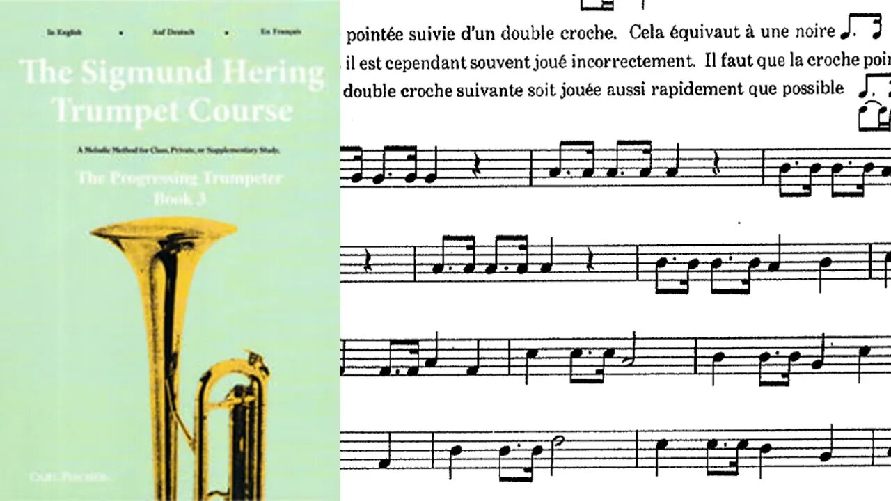 🎺🎺 [MÉTODO DE TROMPETE] Livro 3 do método de Sigmund Hering (ETUDE 1) 01