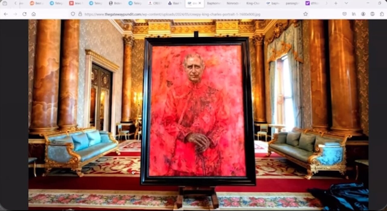 The “kings’ ” portraits revel baphomet