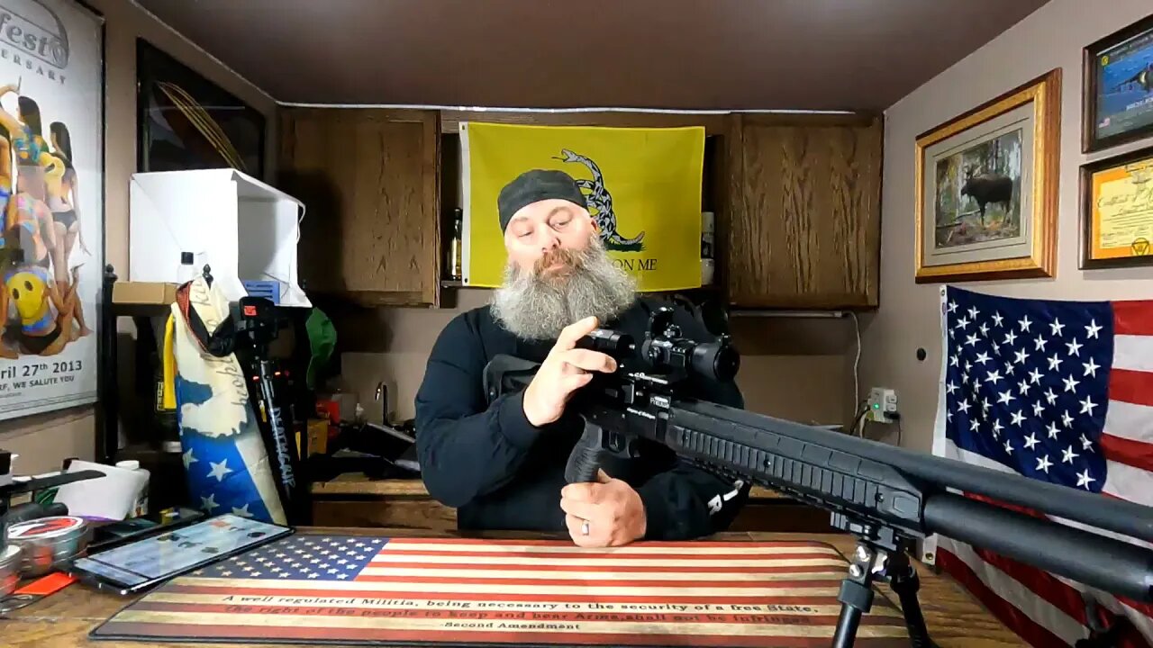 Tacticon Predator VI red green dot sight and Falcon VI 3x Red Dot Magnifier