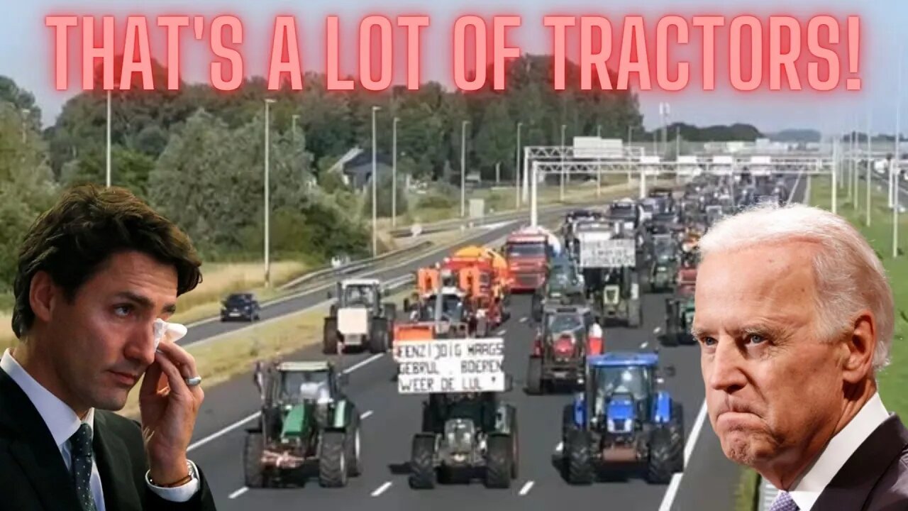 THAT'S A LOT OF TRACTORS! Farmers Protests Spreading Around the World!