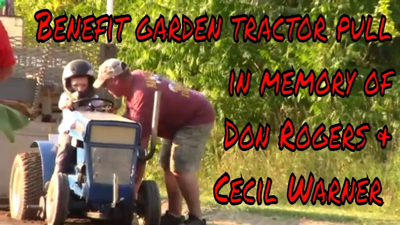 Garden tractor pulls, Benefit pull @Harrison County LiL' Hustlers 10-14 Hp. Class #tractorpulling