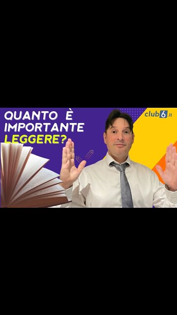 Quanto è importante leggere?