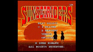 SUNSET RIDERS ARCADE GAMEPLAY