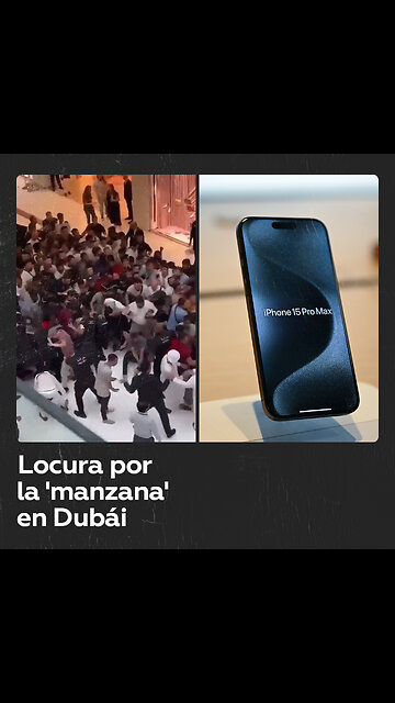 Colas infinitas en Dubái por el lanzamiento del nuevo Iphone 15