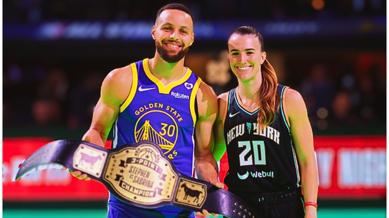 3 POINT SHOOT OUT 2024: Stephen Curry Vs. Sabrina Lonescu