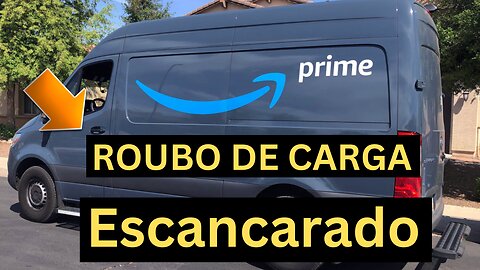 Carga da Amazon Prime é saqueada à luz do dia na Calfórnia de maneira escancarada.