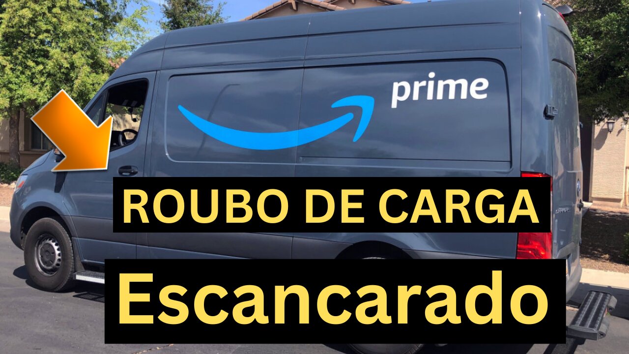 Carga da Amazon Prime é saqueada à luz do dia na Calfórnia de maneira escancarada.