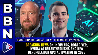 BREAKING NEWS on InfoWars, Roger Ver, NVIDIA AI "robot simulation" world, depopulation and more