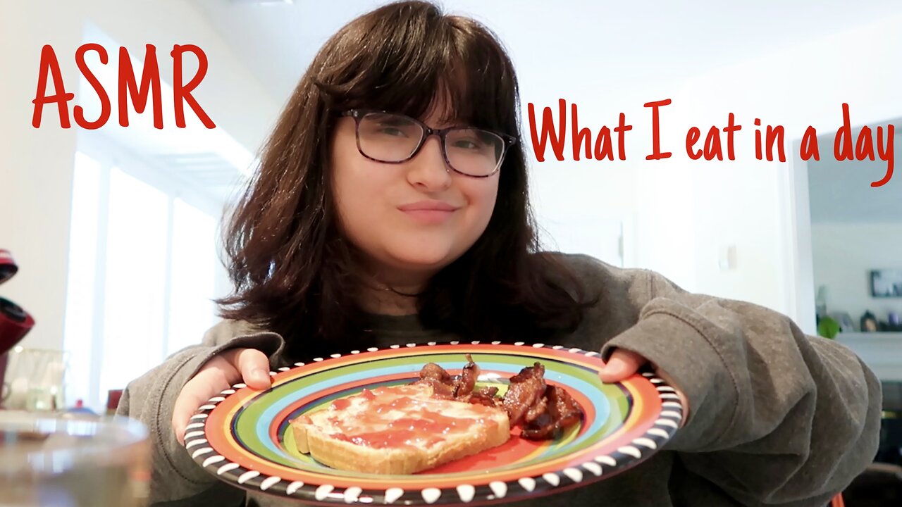 ASMR What I eat in a day