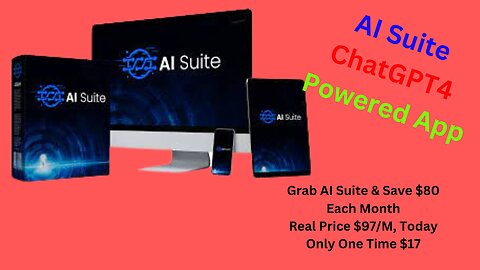 AI Suite Uses 80-in one Chat GPT4 (OpenAi)Powered App.