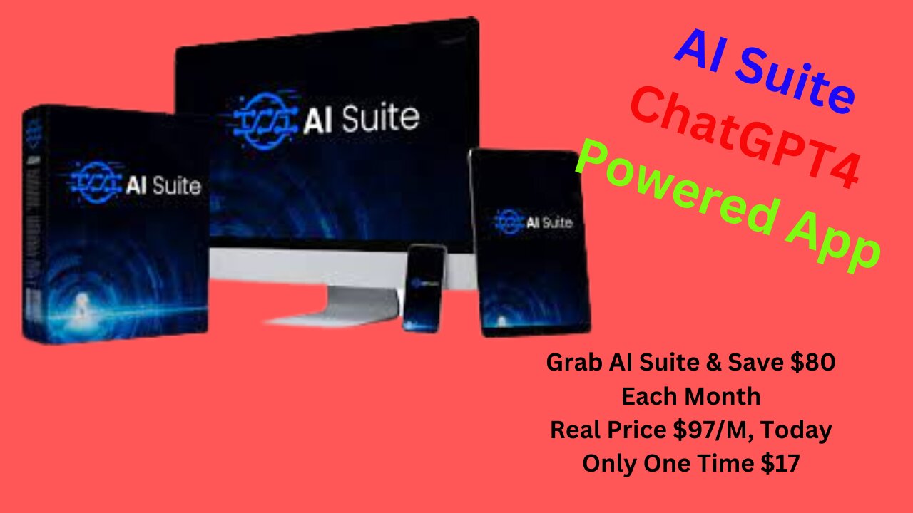 AI Suite Uses 80-in one Chat GPT4 (OpenAi)Powered App.