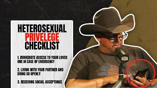 New Straight Privilege Checklist by Arizona State University | The Chad Prather Show