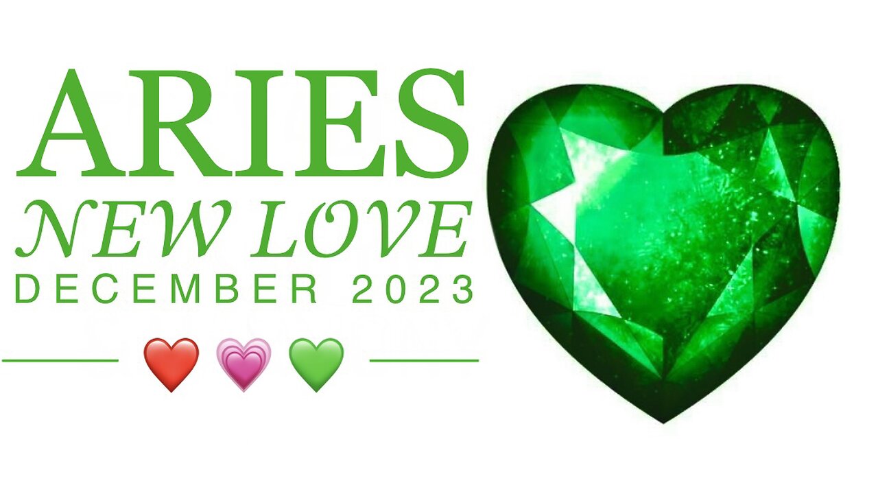 ARIES ♈️ New Love Reading 💗 December 2023