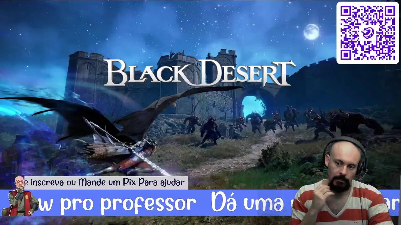 Jogando #BlackDesert e conversando após um dia cansativo de Trabalho