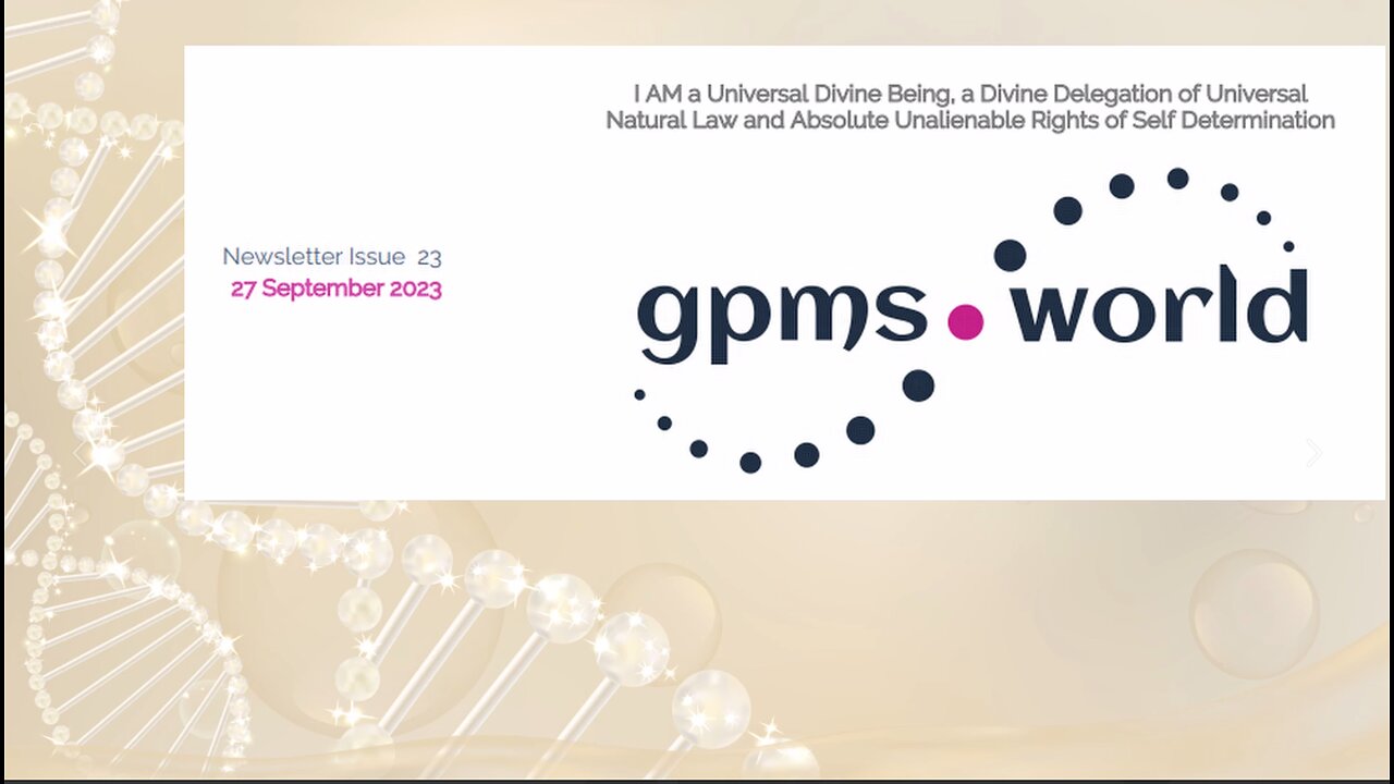 Gpms.world Newsletter September 27, 2023
