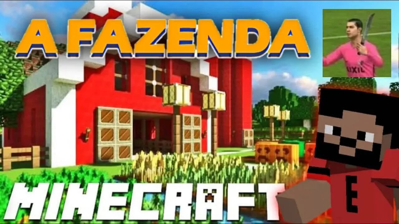 MINECRAFT: Vida de fazenda: Mapa personalizado! sobrevivência PS4