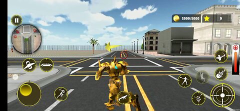 Robot fighting game