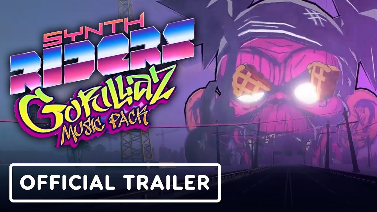 Synth Riders - Official Gorillaz Music Pack Launch Trailer