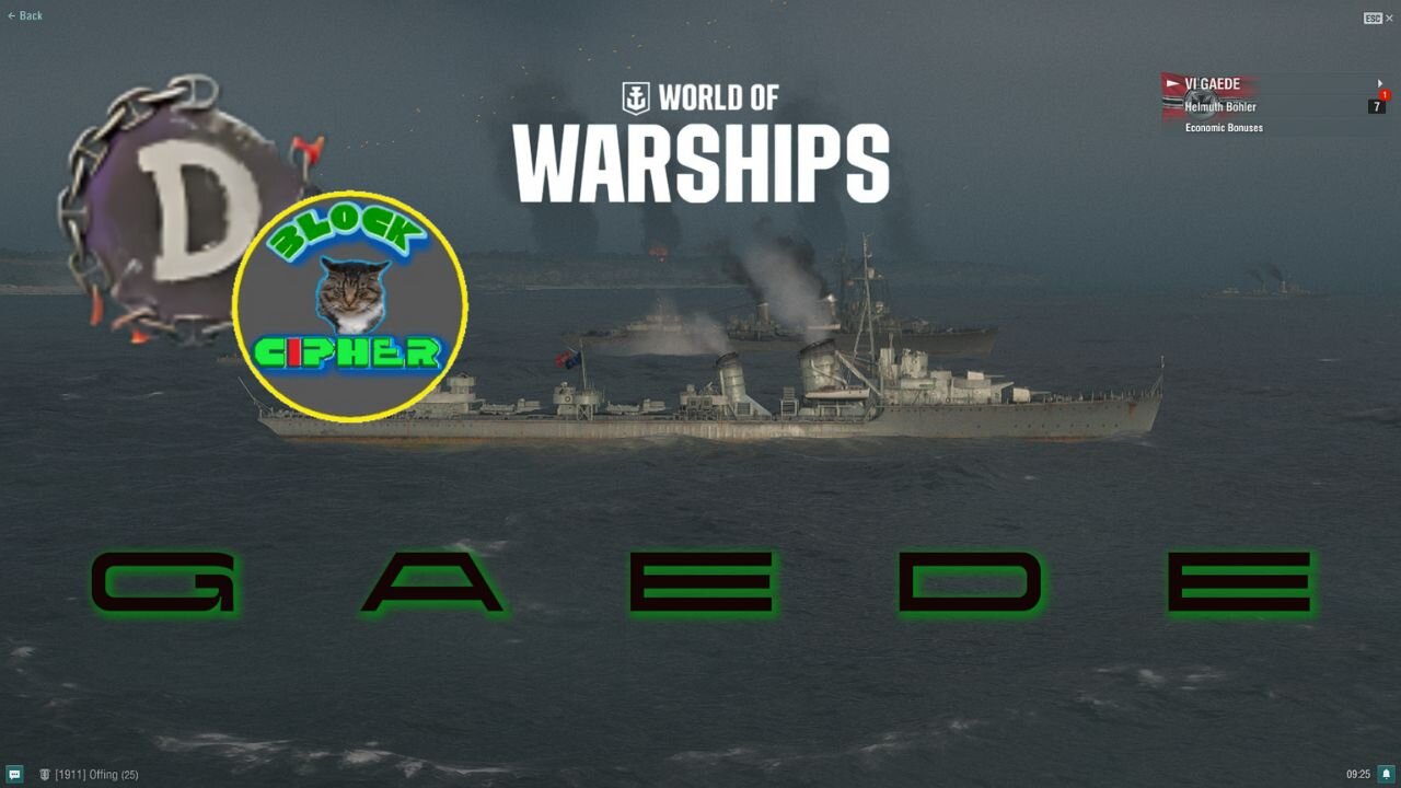 T6 DD Gaede in WoWS | D-DAY