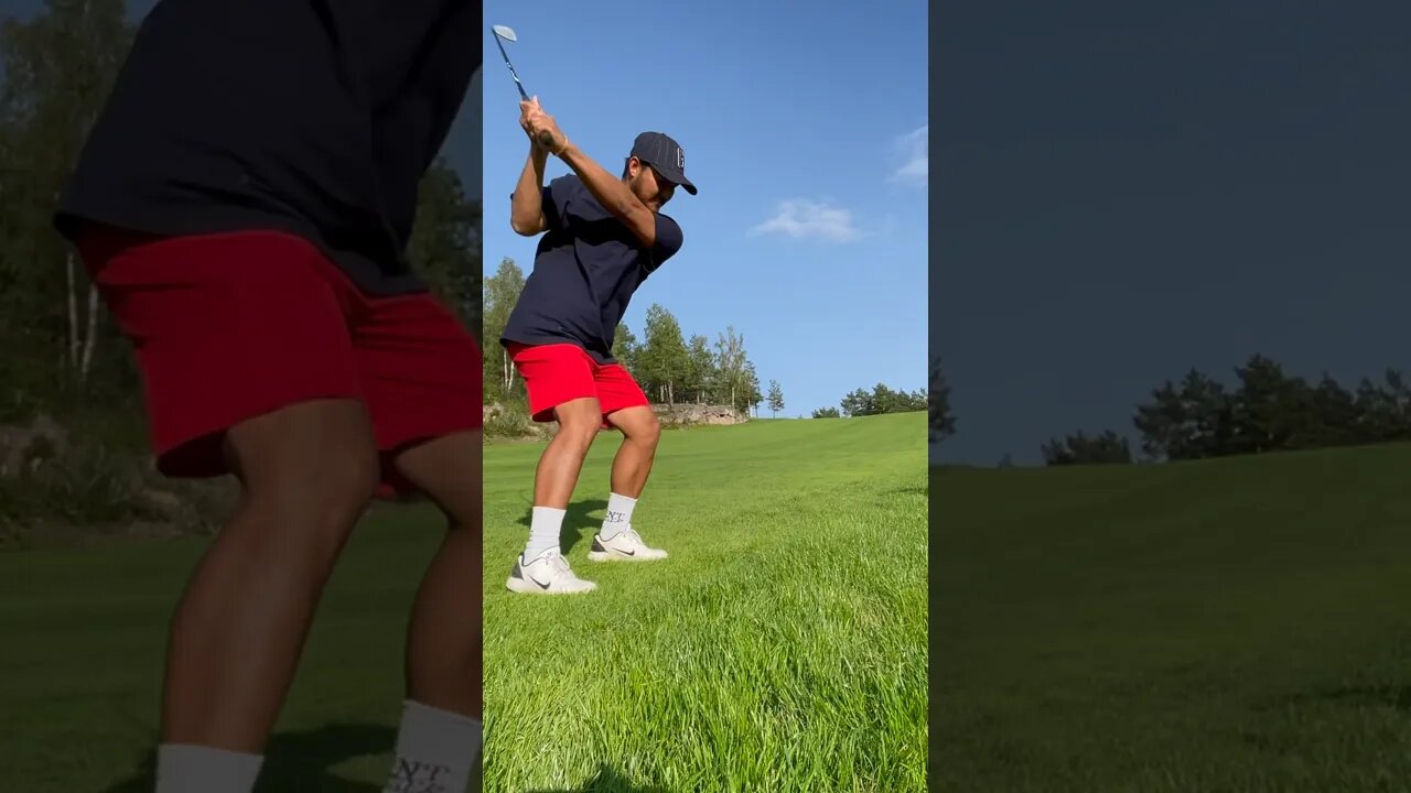 Sticky rough par 5 ⛳️🏌🏻‍♂️ #golf #shorts