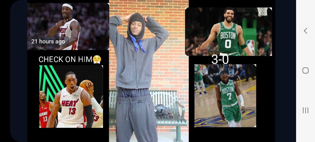 WOOOOWWWW MAIMI IS SHOWIN UP CELTICS VS HEAT BOSTON HEART IS GONE AFTA 💯