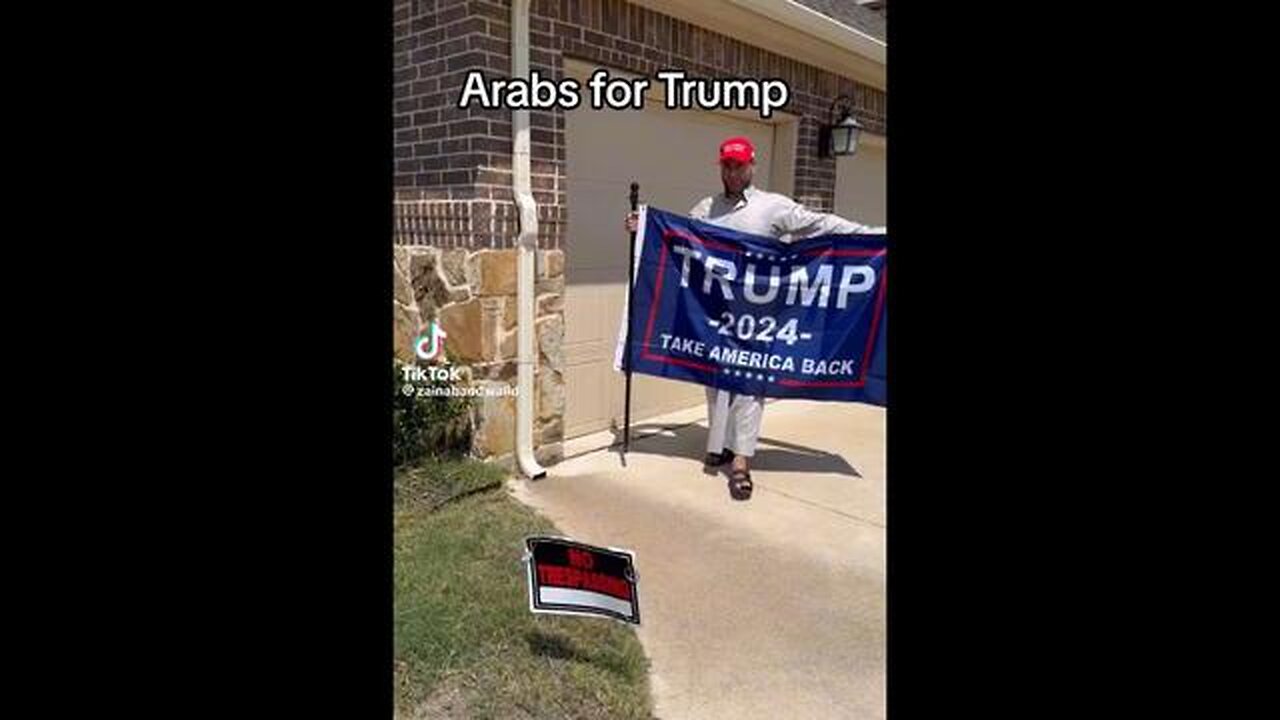 Arabs for Trump take this crooked Biden out he don’t know how to walk he don’t know how to talk.