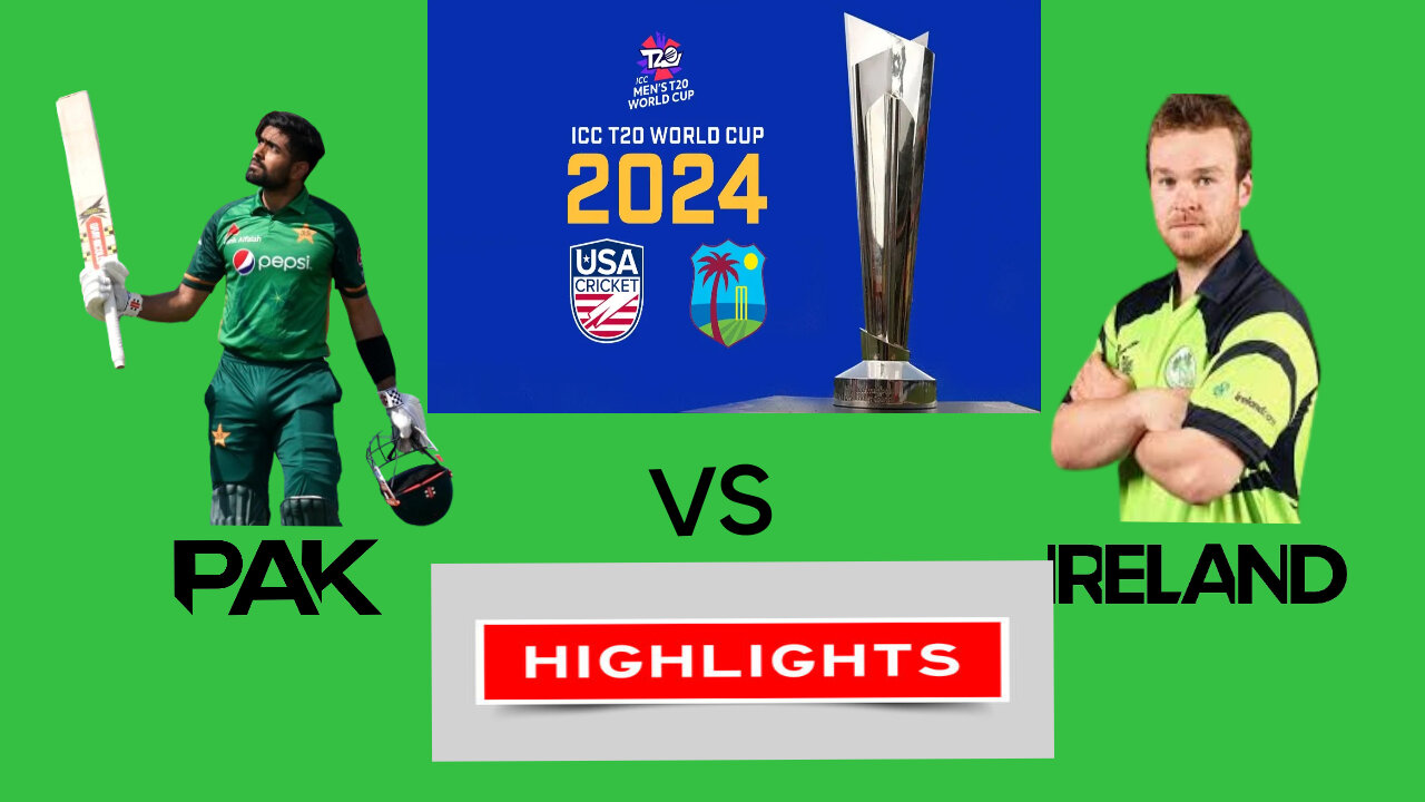 Pak Vs ireland full match heighlight pak won by 3 wickets