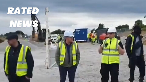 Man Films Resumption of Refugee Housing in Tipperary Amid Heavy Security