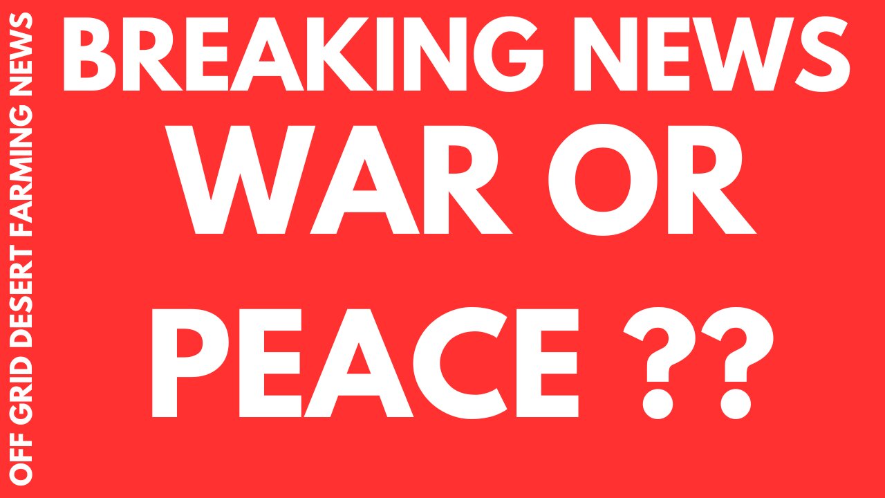 BREAKING NEWS: WAR OR PEACE ??