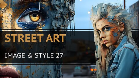 Street Art - Adding Style to an Image in MidJourney 5.2 - Image & Style 27