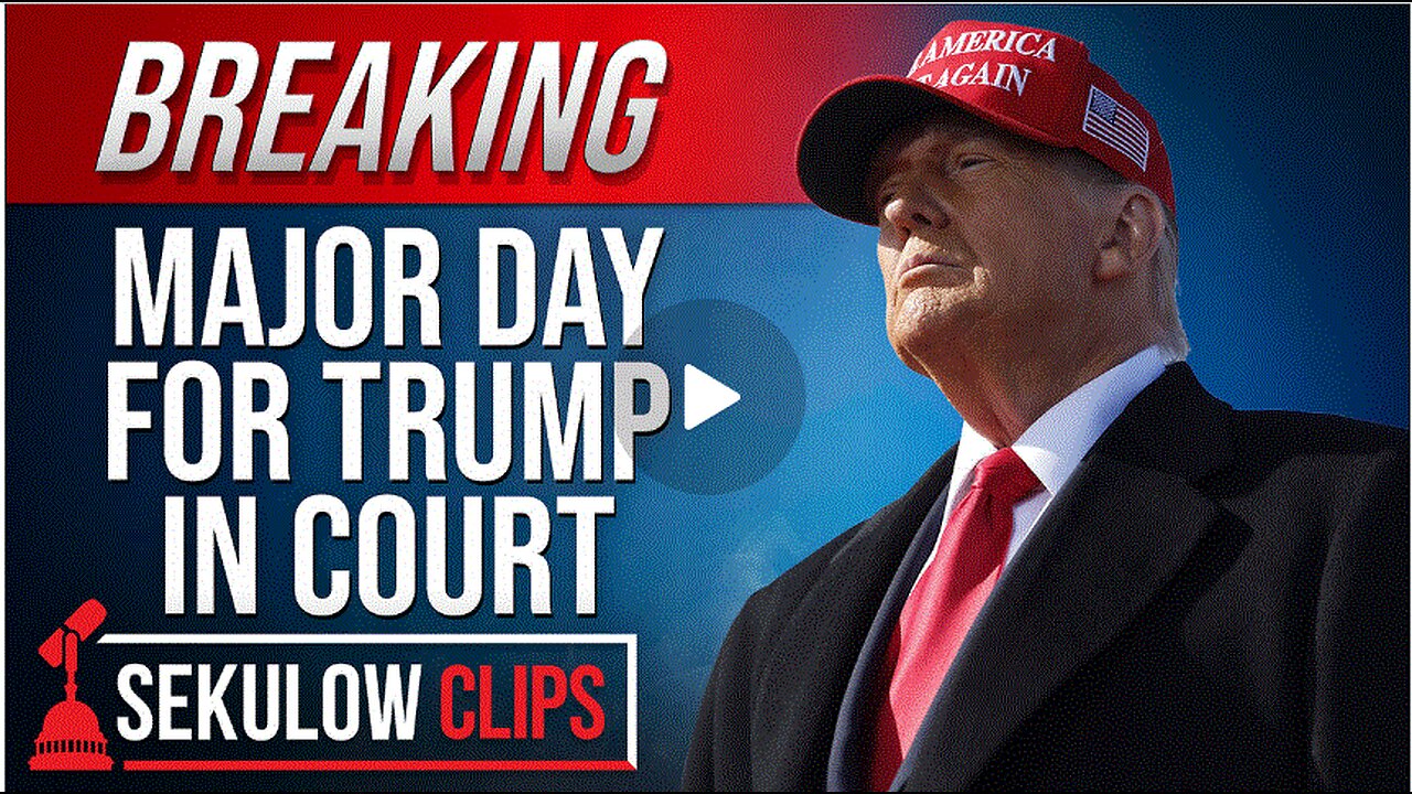 Major Day For Trump In Court