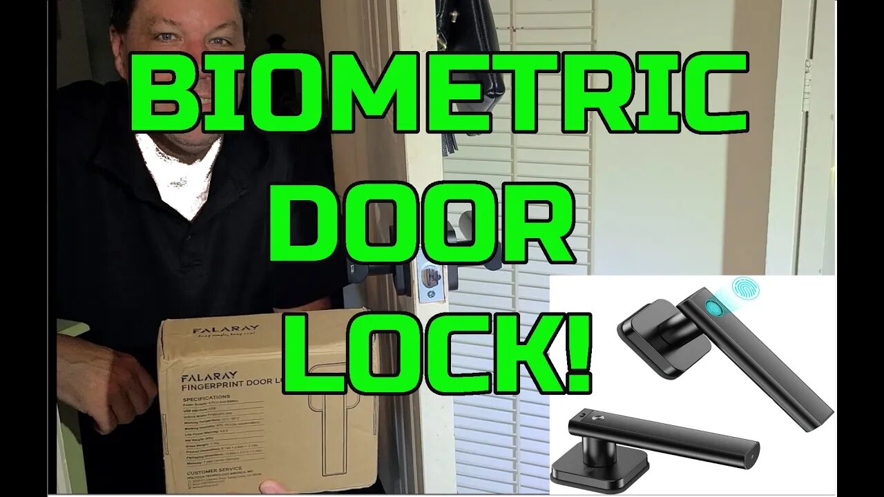 FALARAY Fingerprint Keyless Entry Door Lock - Overview and Install