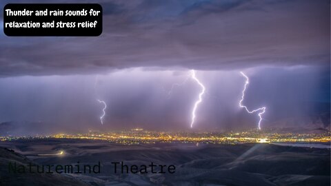 Amazing thunder and rain sounds for relaxation and stress relief — Sounds for relaxation and sleep