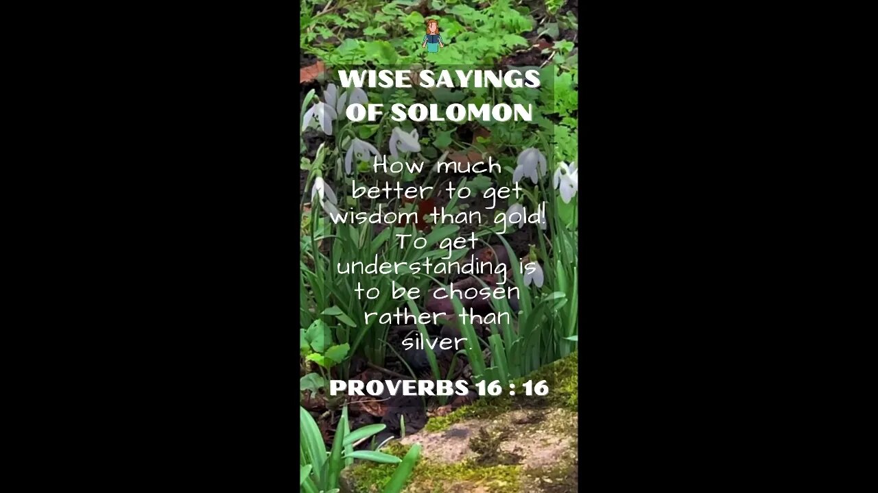 Proverbs 16:16 | NRSV Bible | Wise Sayings of Solomon