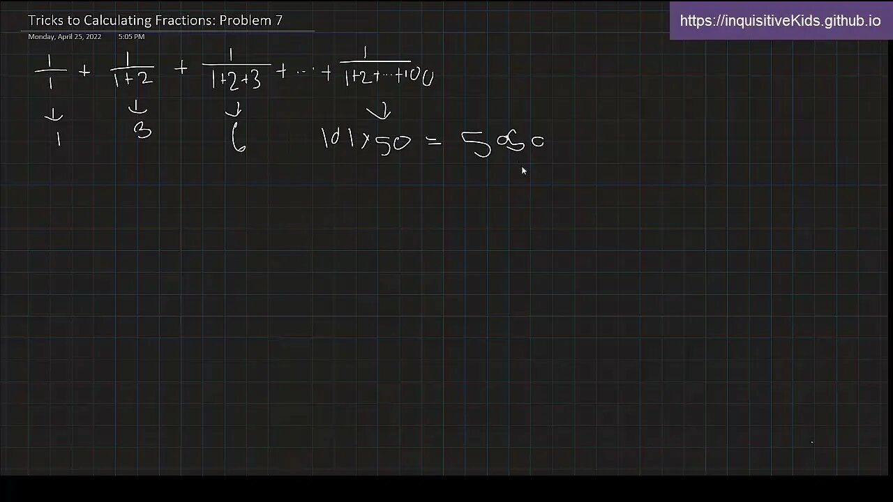 Tricks to Calculating Fractions: Problem 7