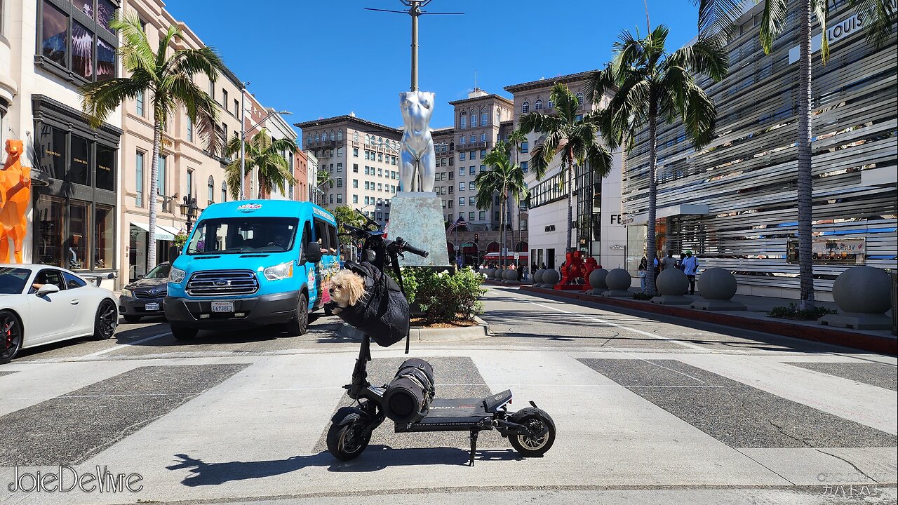 🛴💨💯🤙Electric Scooter Tour:Beverly Hills California CicLaVia Summertime Rebel Ride😎Hype Version