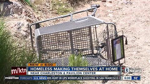 Costco removes homeless camp from Summerlin park